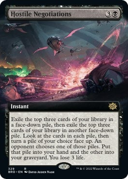 Hostile Negotiations (Extended Art) (329) (The Brothers' War)