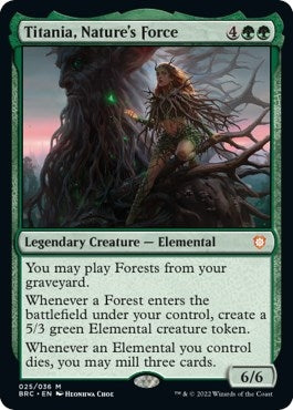 Titania, Nature's Force (25) (Commander: The Brothers' War)