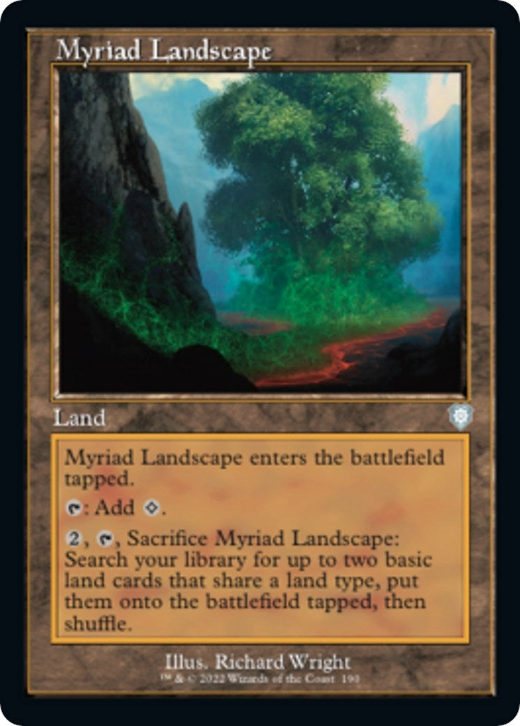 Myriad Landscape (Retro Frame) (190) (Commander: The Brothers' War)