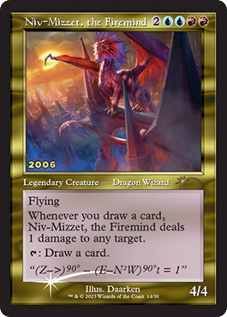 Niv-Mizzet, the Firemind (14) (30th Anniversary Promos)