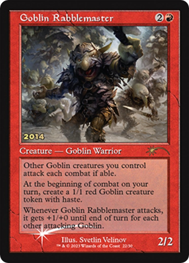 Goblin Rabblemaster (22) (30th Anniversary Promos)