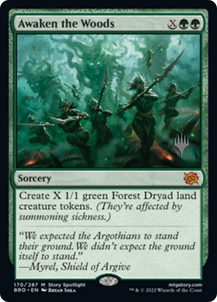 Awaken the Woods (170) (Promo Pack: The Brothers' War)