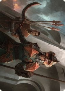Siege Veteran Art Card (3) (Art Series: The Brothers' War)