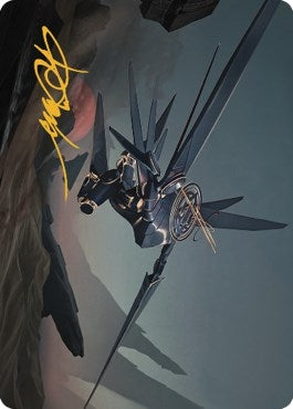 Steel Seraph Art Card (Gold-Stamped Signature) (6) (Art Series: The Brothers' War)