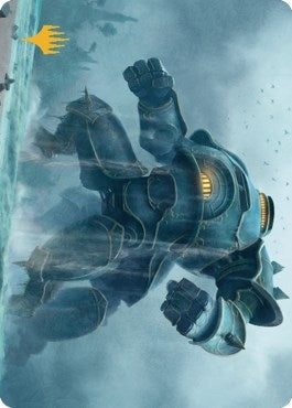 Depth Charge Colossus Art Card (Gold-Stamped Planeswalker Symbol) (14) (Art Series: The Brothers' War)