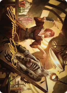 Ashnod, Flesh Mechanist Art Card (Gold-Stamped Signature) (15) (Art Series: The Brothers' War)
