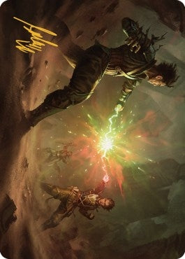 Brotherhood's End Art Card (Gold-Stamped Signature) (19) (Art Series: The Brothers' War)
