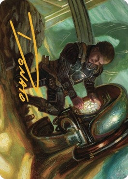 Urza, Powerstone Prodigy Art Card (Gold-Stamped Signature) (35)