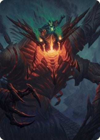 Mishra, Lost to Phyrexia Art Card (38) (Art Series: The Brothers' War)
