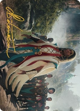 Queen Kayla bin-Kroog Art Card (Gold-Stamped Signature) (39) (Art Series: The Brothers' War)