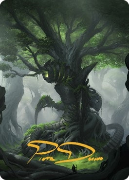 Forest Art Card (Gold-Stamped Signature) (53) (Art Series: The Brothers' War)