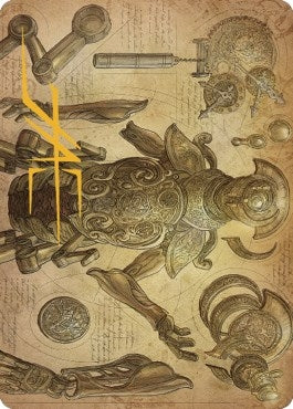 Foundry Inspector Art Card (Gold-Stamped Signature) (59) (Art Series: The Brothers' War)
