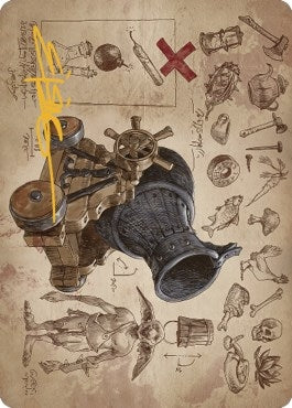 Goblin Charbelcher Art Card (Gold-Stamped Signature) (60) (Art Series: The Brothers' War)