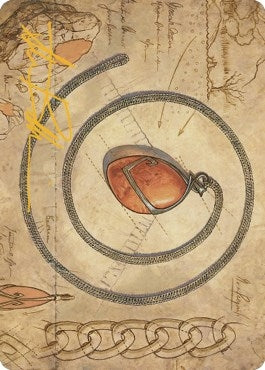 Mox Amber Art Card (Gold-Stamped Signature) (68) (Art Series: The Brothers' War)