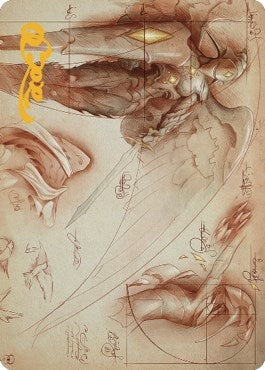 Platinum Angel Art Card (Gold-Stamped Signature) (71) (Art Series: The Brothers' War)