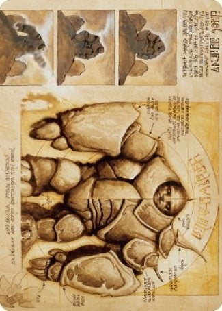 Precursor Golem Art Card (72) (Art Series: The Brothers' War)