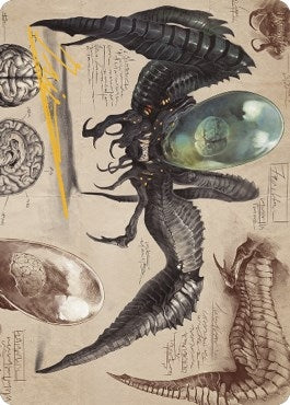 Psychosis Crawler Art Card (Gold-Stamped Signature) (73) (Art Series: The Brothers' War)