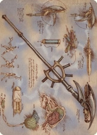 Staff of Domination Art Card (79) (Art Series: The Brothers' War)