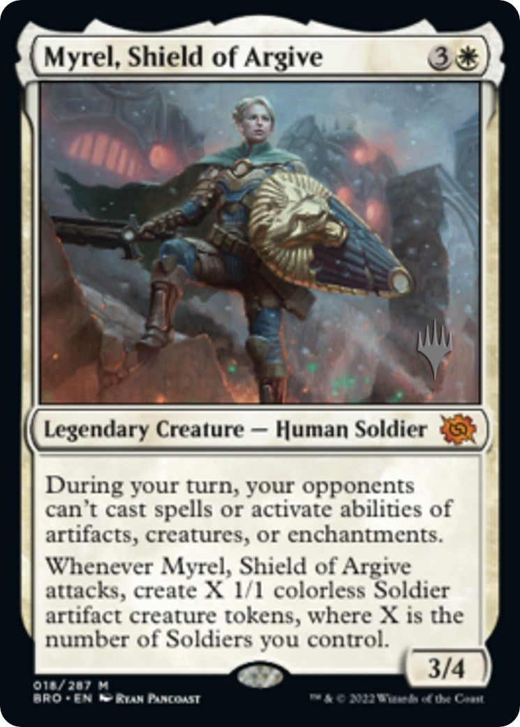 Myrel, Shield of Argive (18) (Promo Pack: The Brothers' War)