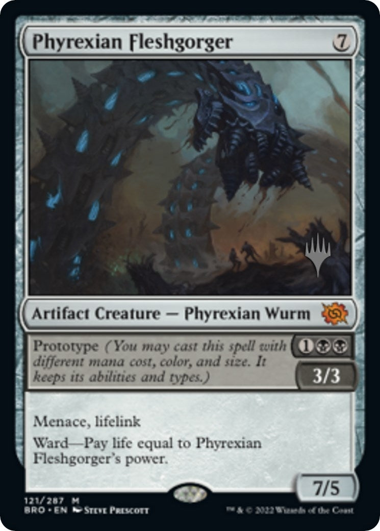 Phyrexian Fleshgorger (121) (Promo Pack: The Brothers' War)