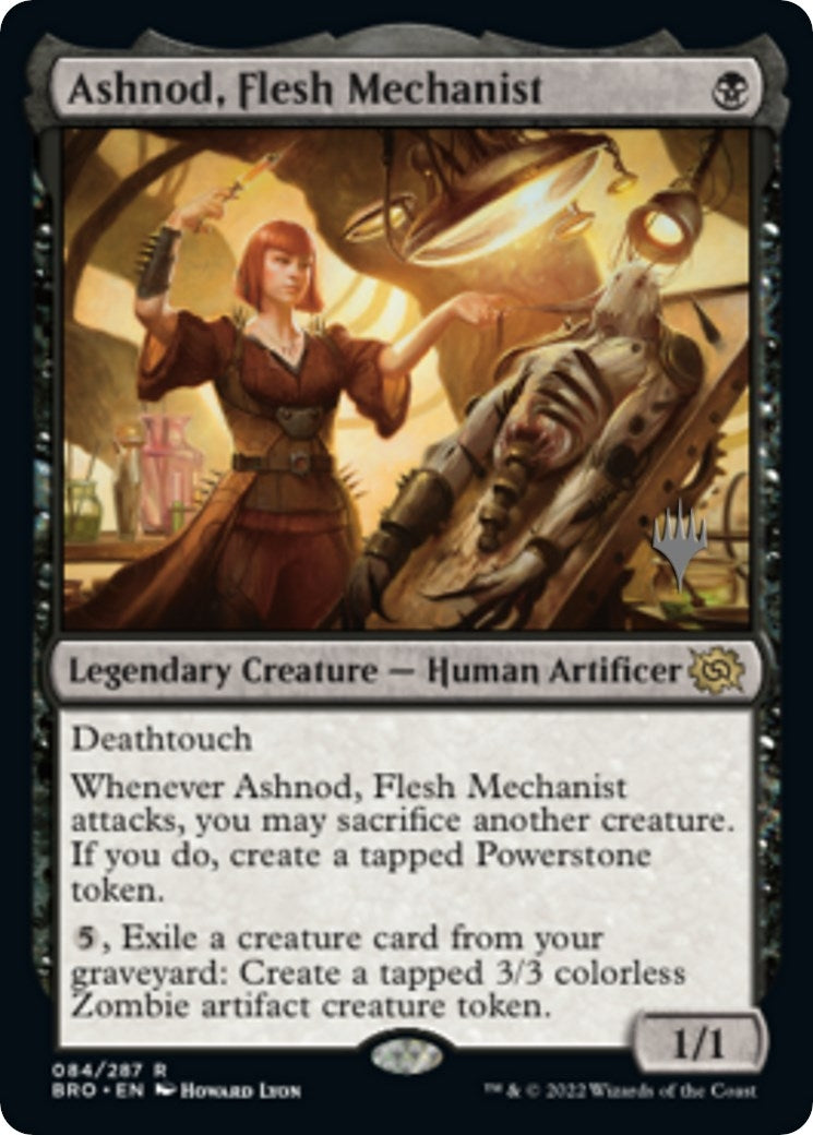 Ashnod, Flesh Mechanist (84) (Promo Pack: The Brothers' War)