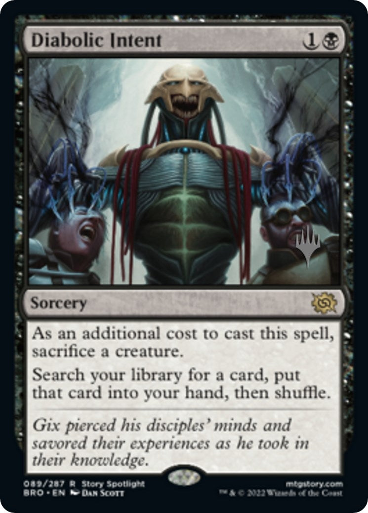 Diabolic Intent (89) (Promo Pack: The Brothers' War)