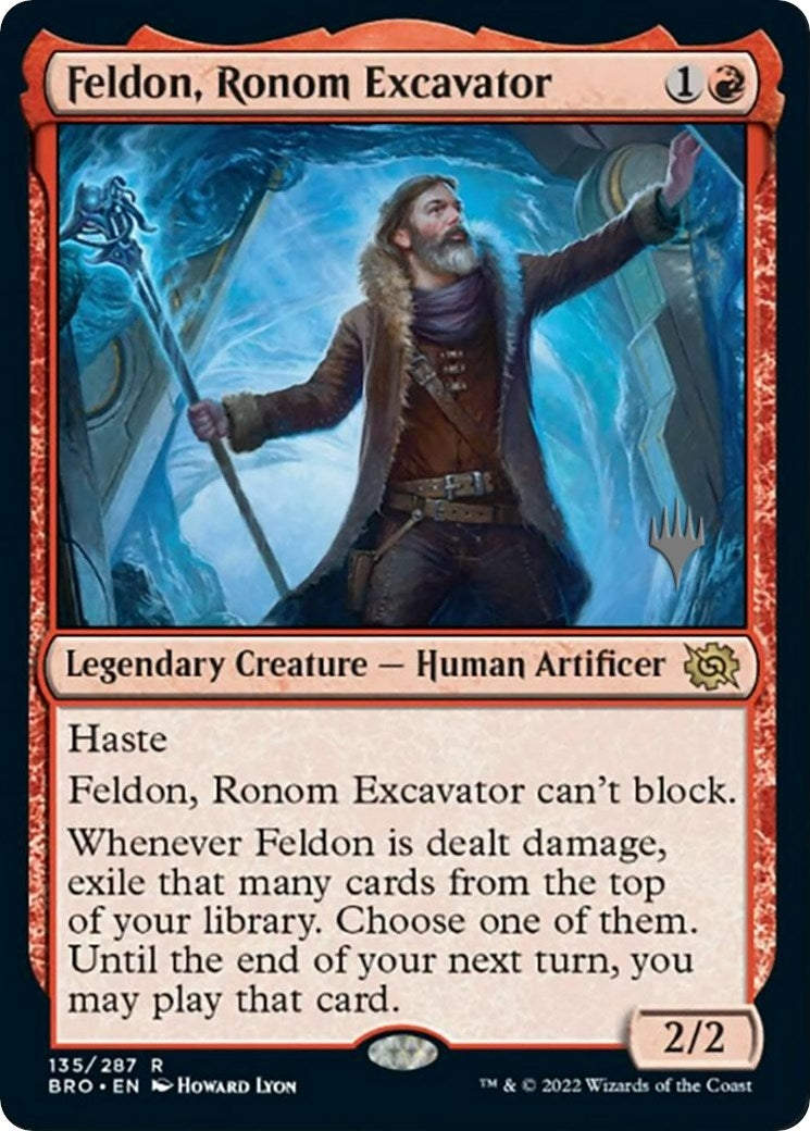 Feldon, Ronom Excavator (135) (Promo Pack: The Brothers' War)