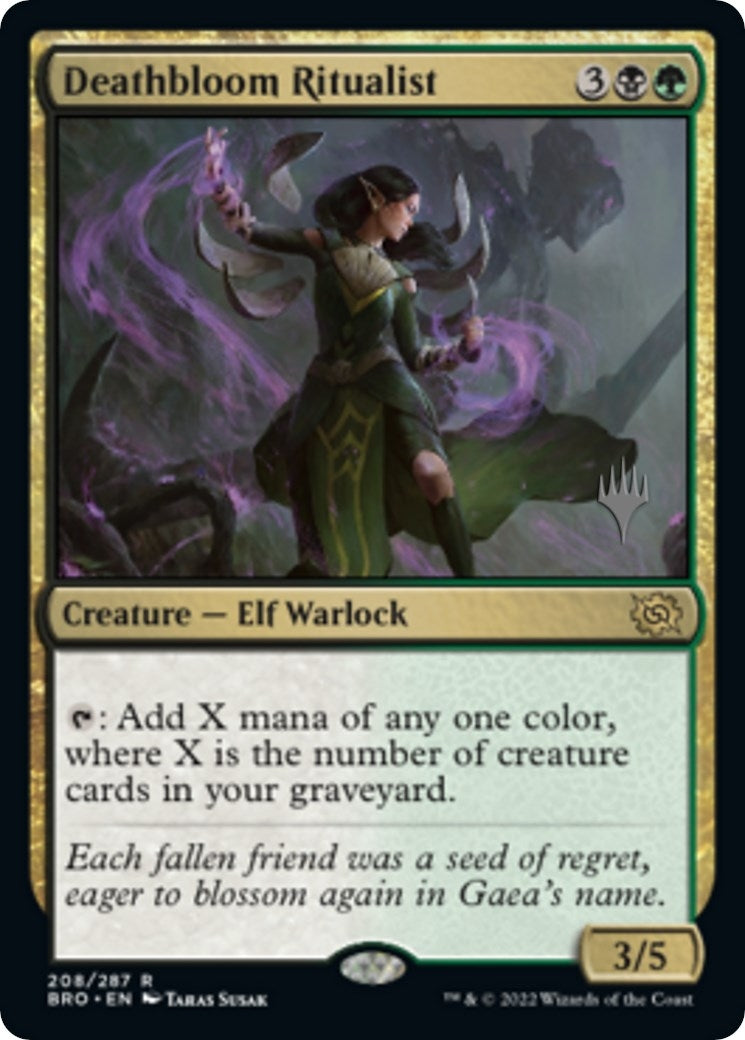 Deathbloom Ritualist (208) (Promo Pack: The Brothers' War)