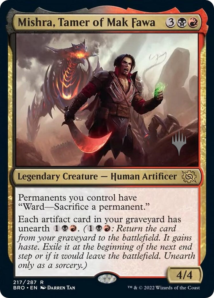 Mishra, Tamer of Mak Fawa (217) (Promo Pack: The Brothers' War)