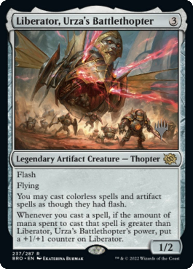 Liberator, Urza's Battlethopter (237) (Promo Pack: The Brothers' War)