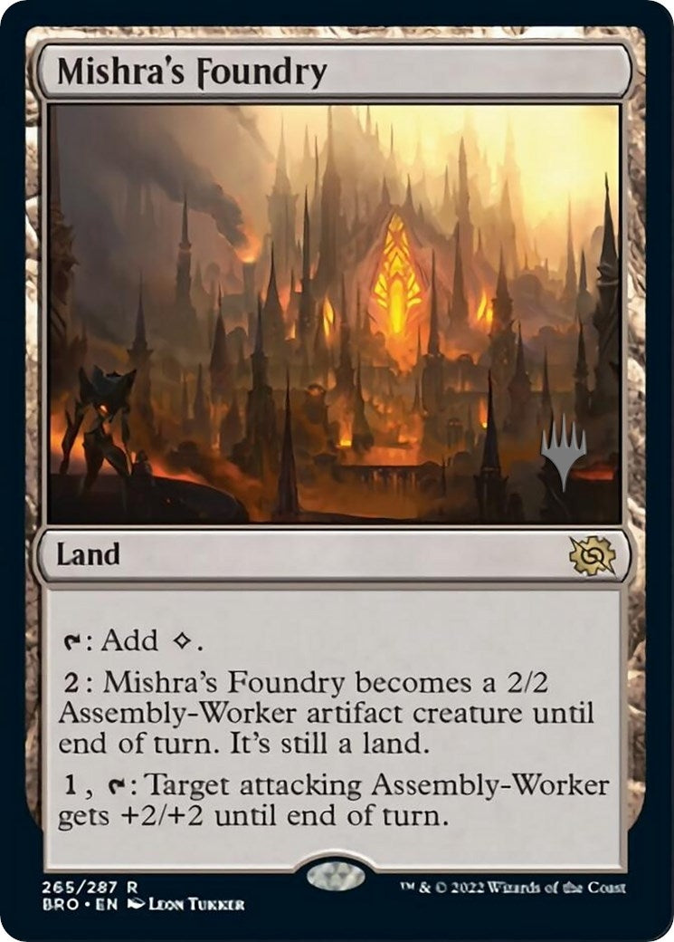 Mishra's Foundry (265) (Promo Pack: The Brothers' War)