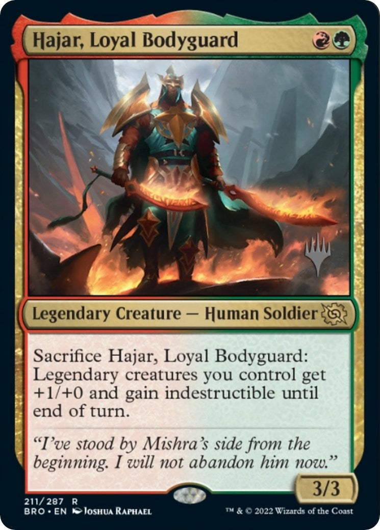 Hajar, Loyal Bodyguard (211) (Promo Pack: The Brothers' War)