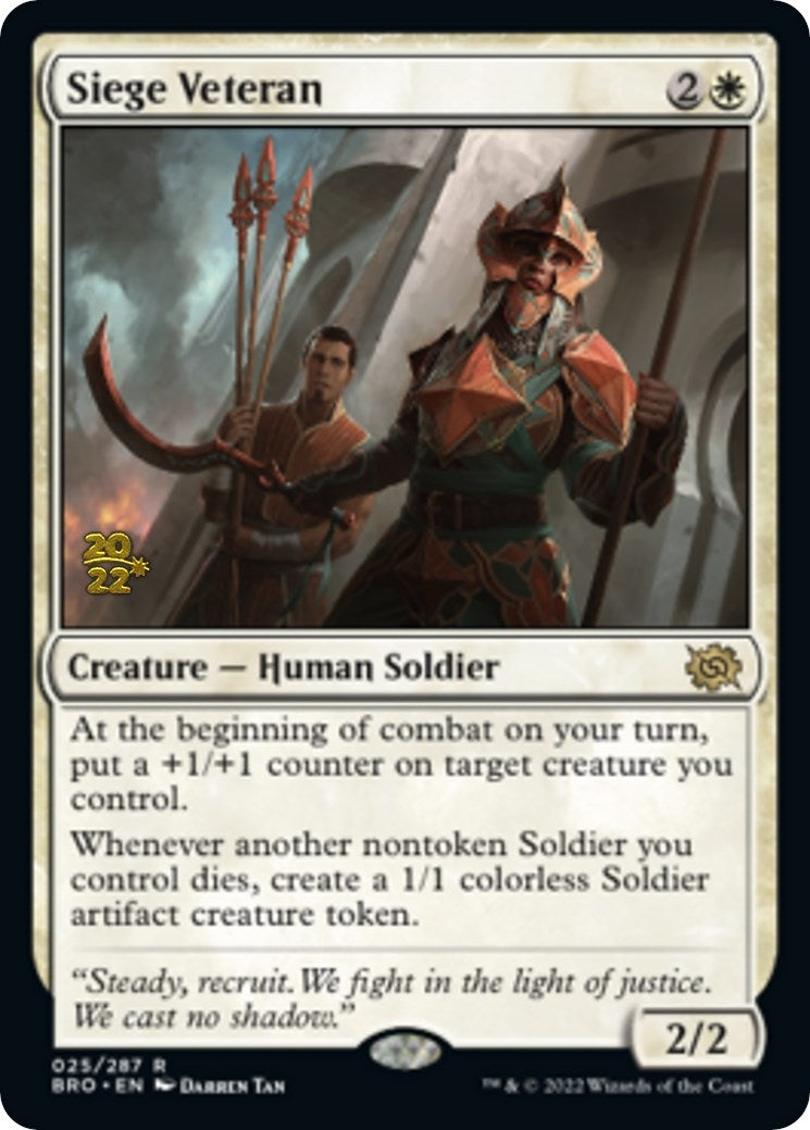 Siege Veteran (25) (Prerelease Cards)