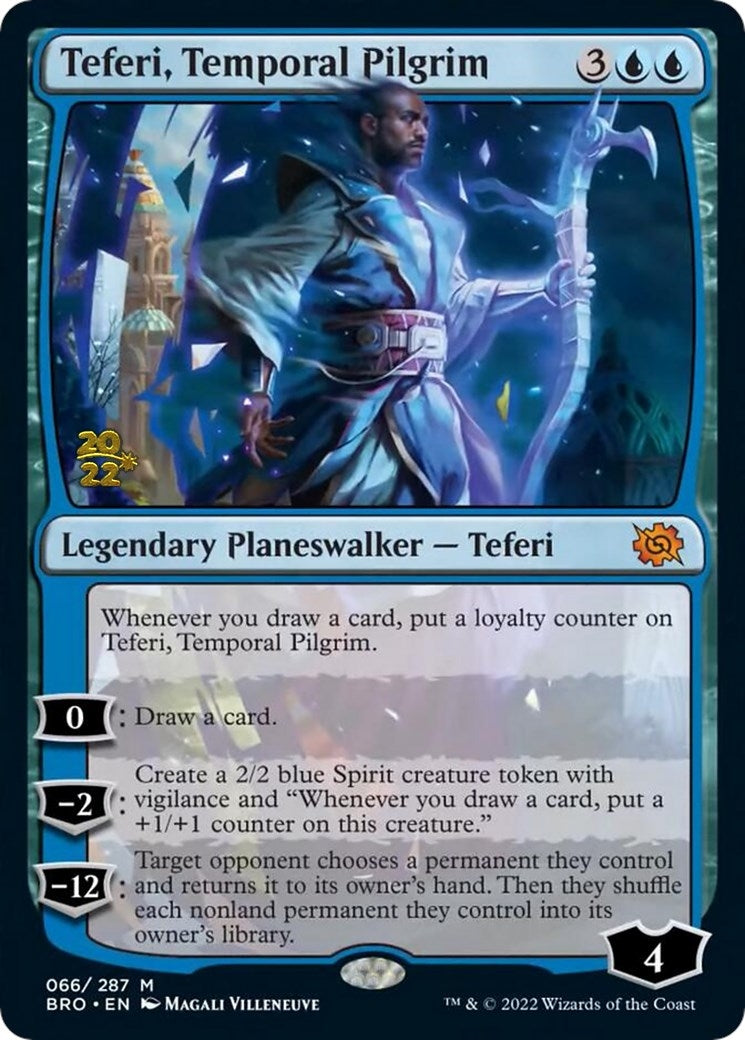 Teferi, Temporal Pilgrim (66) (Prerelease Cards)