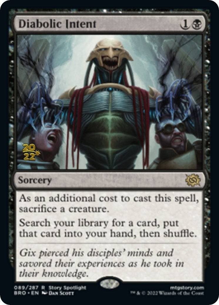 Diabolic Intent (89) (Prerelease Cards)