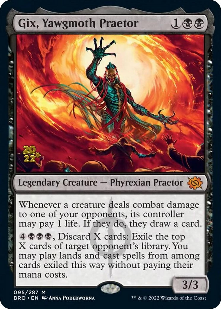 Gix, Yawgmoth Praetor (95) (Prerelease Cards)