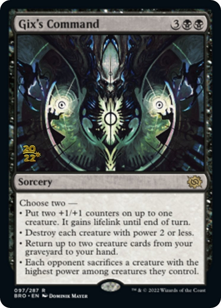 Gix's Command (97) (Prerelease Cards)