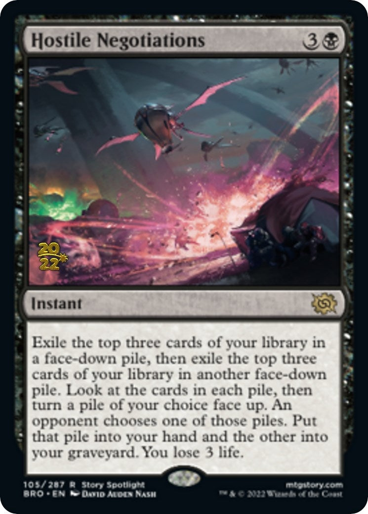 Hostile Negotiations (105) (Prerelease Cards)