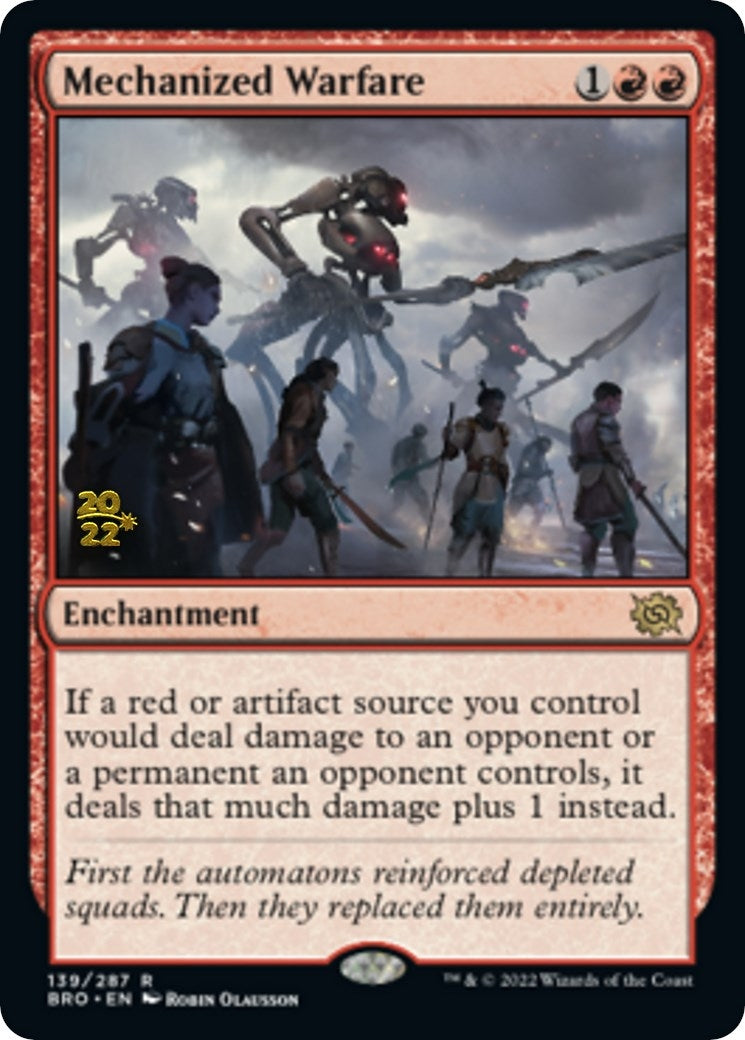 Mechanized Warfare (139) (Prerelease Cards)