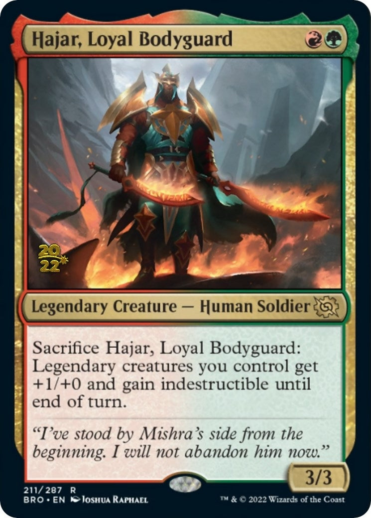 Hajar, Loyal Bodyguard (211) (Prerelease Cards)