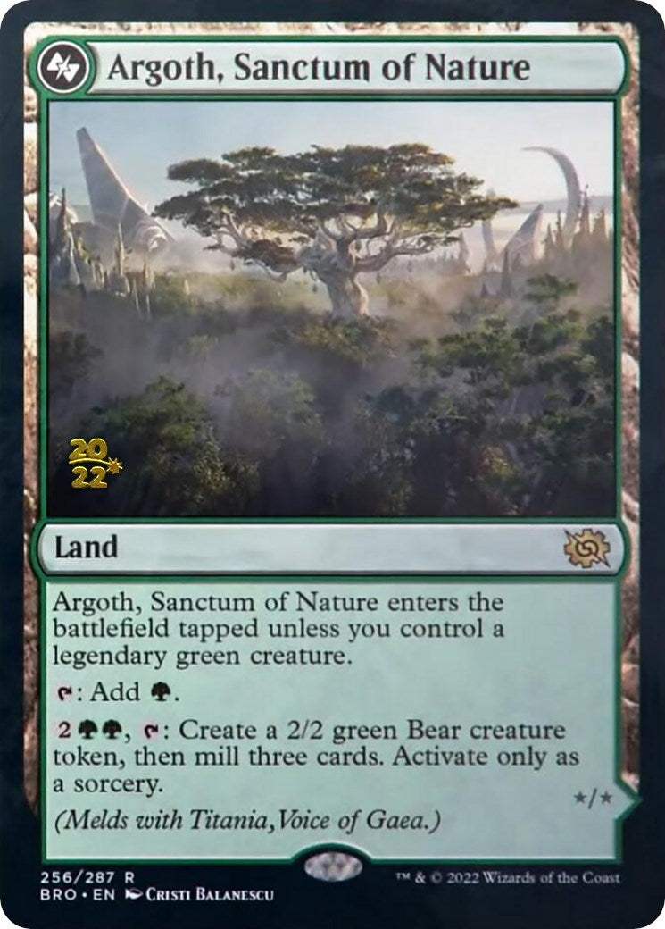 Argoth, Sanctum of Nature (256) (Prerelease Cards)