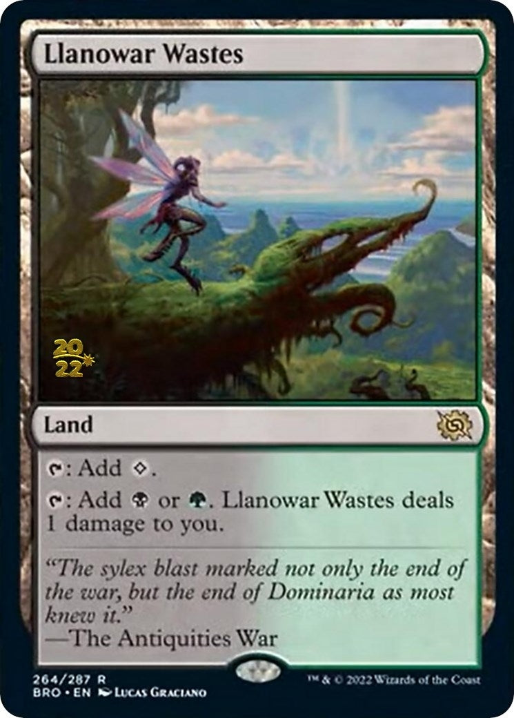 Llanowar Wastes (264) (Prerelease Cards)