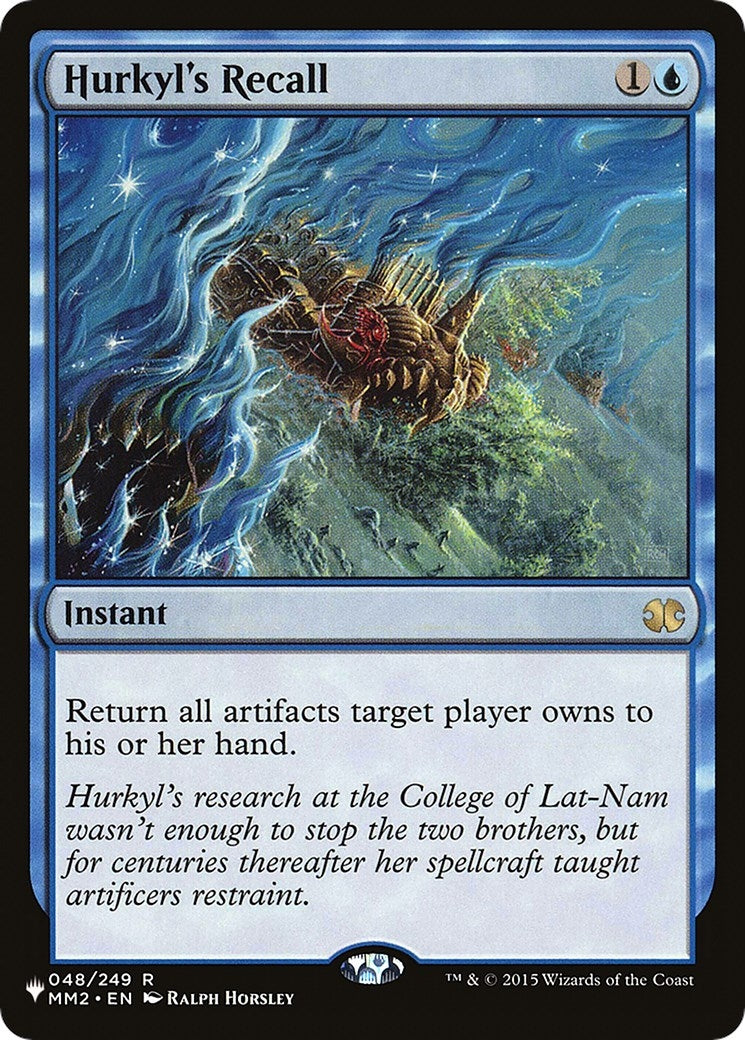 Hurkyl's Recall (048/249) (The List Reprints)