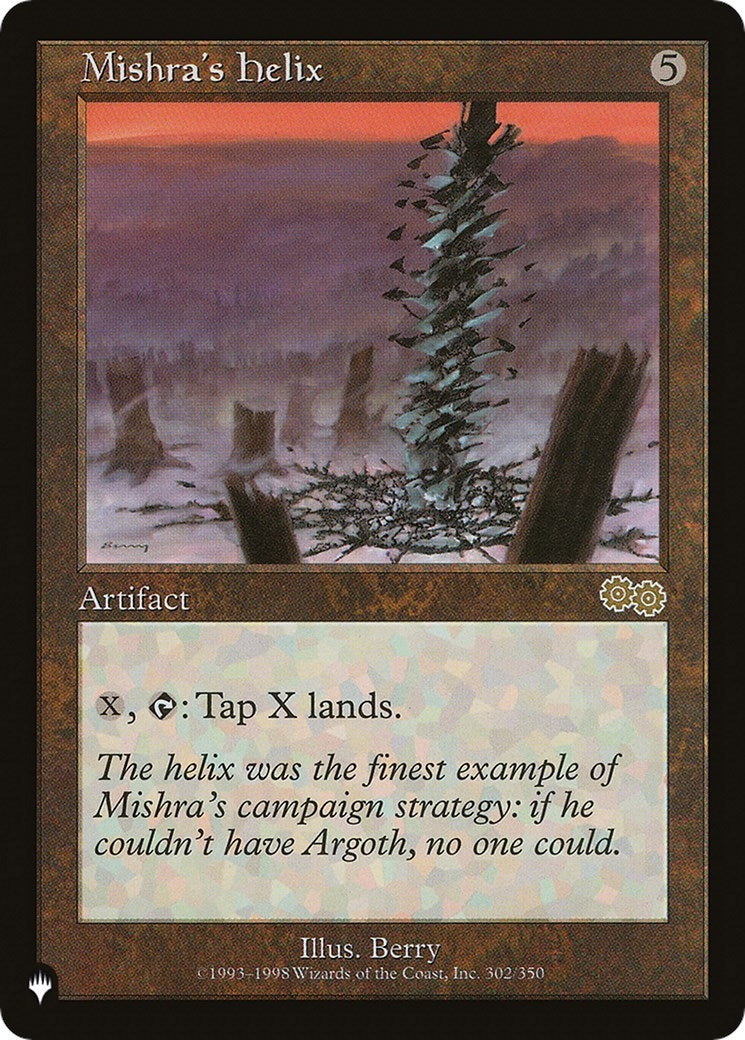 Image for Mishra's Helix (302/350) (The List Reprints) - Magic: The Gathering