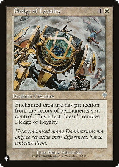 Pledge of Loyalty (24/350) (The List Reprints)