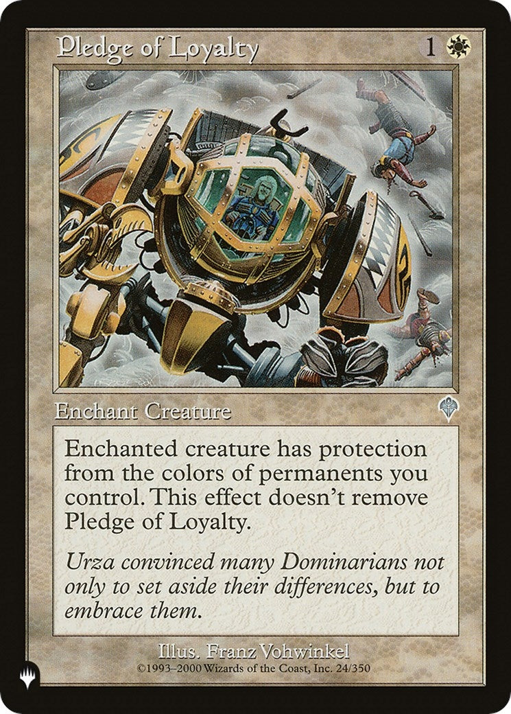 Image for Pledge of Loyalty (24/350) (The List Reprints) - Magic: The Gathering
