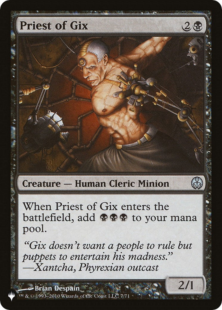 Priest of Gix (Jul-71) (The List Reprints)