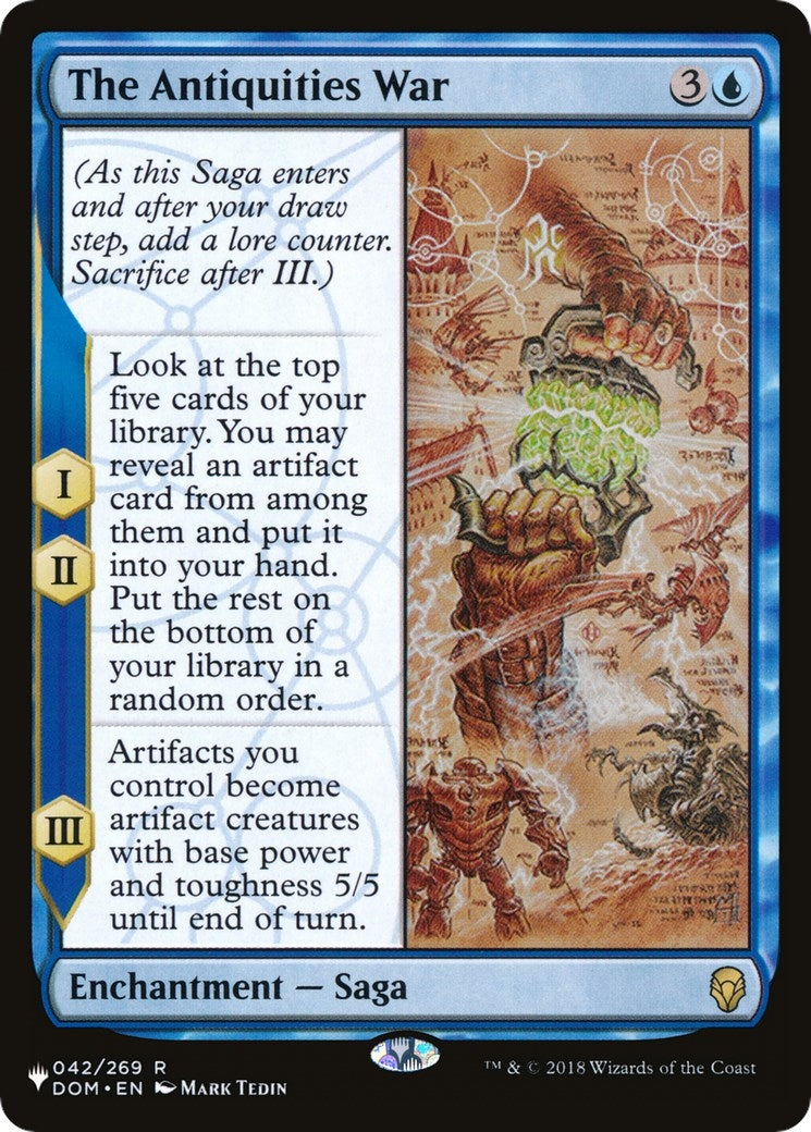 The Antiquities War (042/269) (The List Reprints)