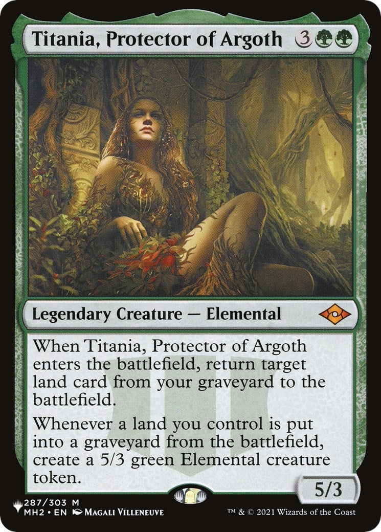 Titania, Protector of Argoth (287/303) (The List Reprints)