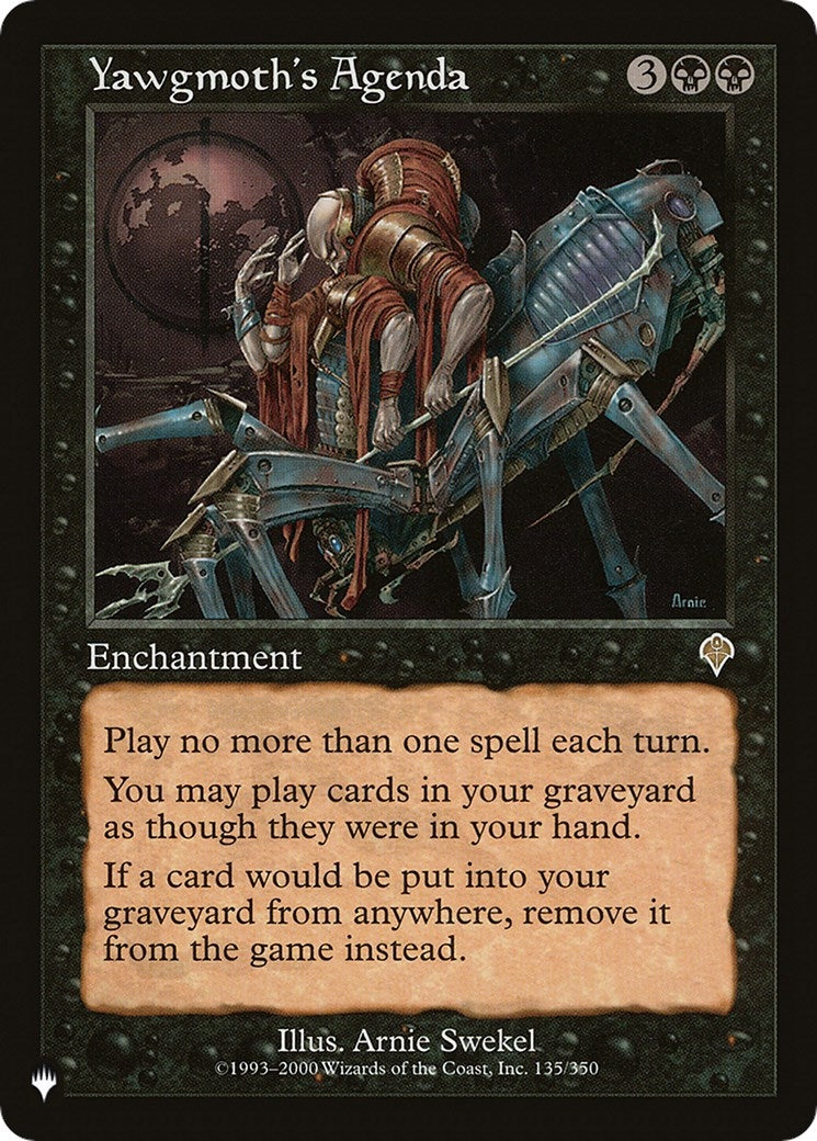 Image for Yawgmoth's Agenda (135/350) - Magic: The Gathering